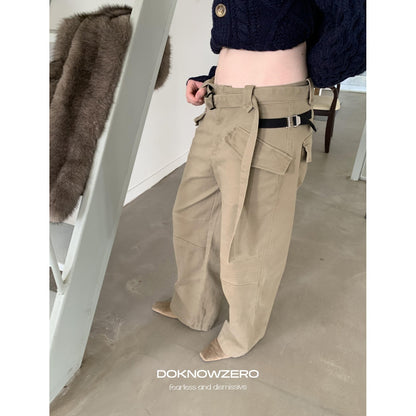 DKZ_OFFICIAL_Khaki_Cargo_Pocket_Vintage_Moto_Street_Women&