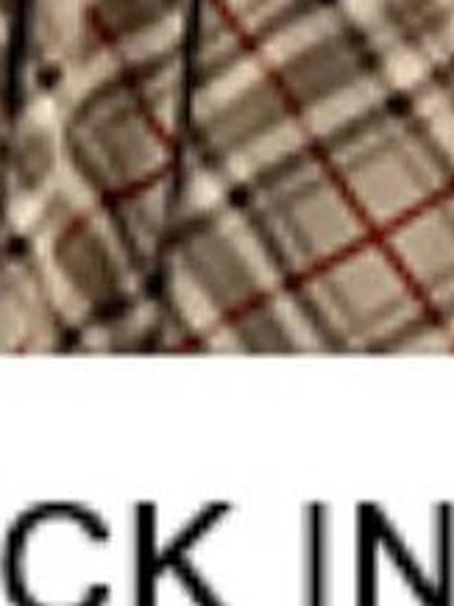 DKZ OFFICIAL Khaki Plaid Midi Skirt With Drop Waist