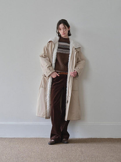 DKZ OFFICIAL Khaki Single Breasted Relaxed Fit Women&