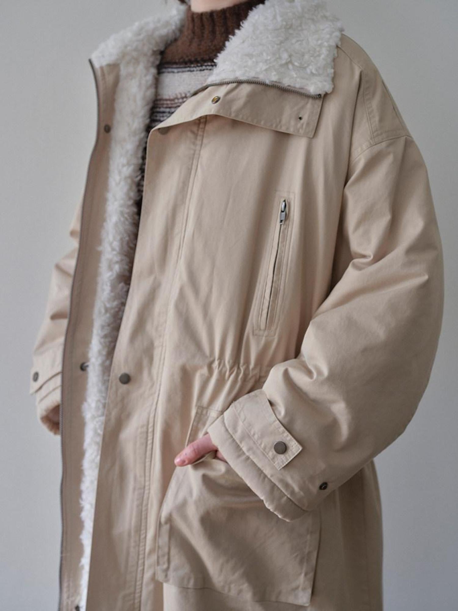 DKZ OFFICIAL Khaki Single Breasted Relaxed Fit Women&