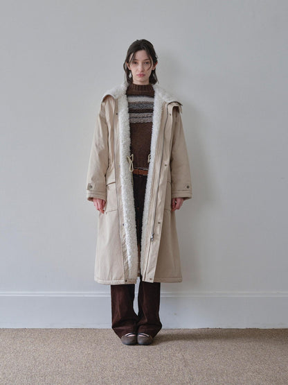 DKZ OFFICIAL Khaki Single Breasted Relaxed Fit Women&