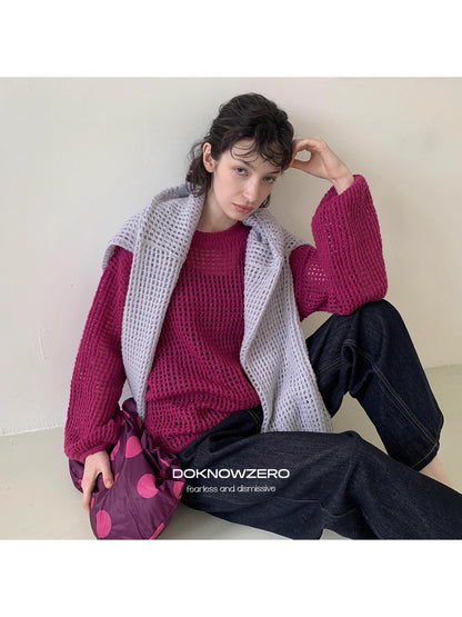 DKZ_OFFICIAL_Knit_Lace_Out_Sweater_Women&