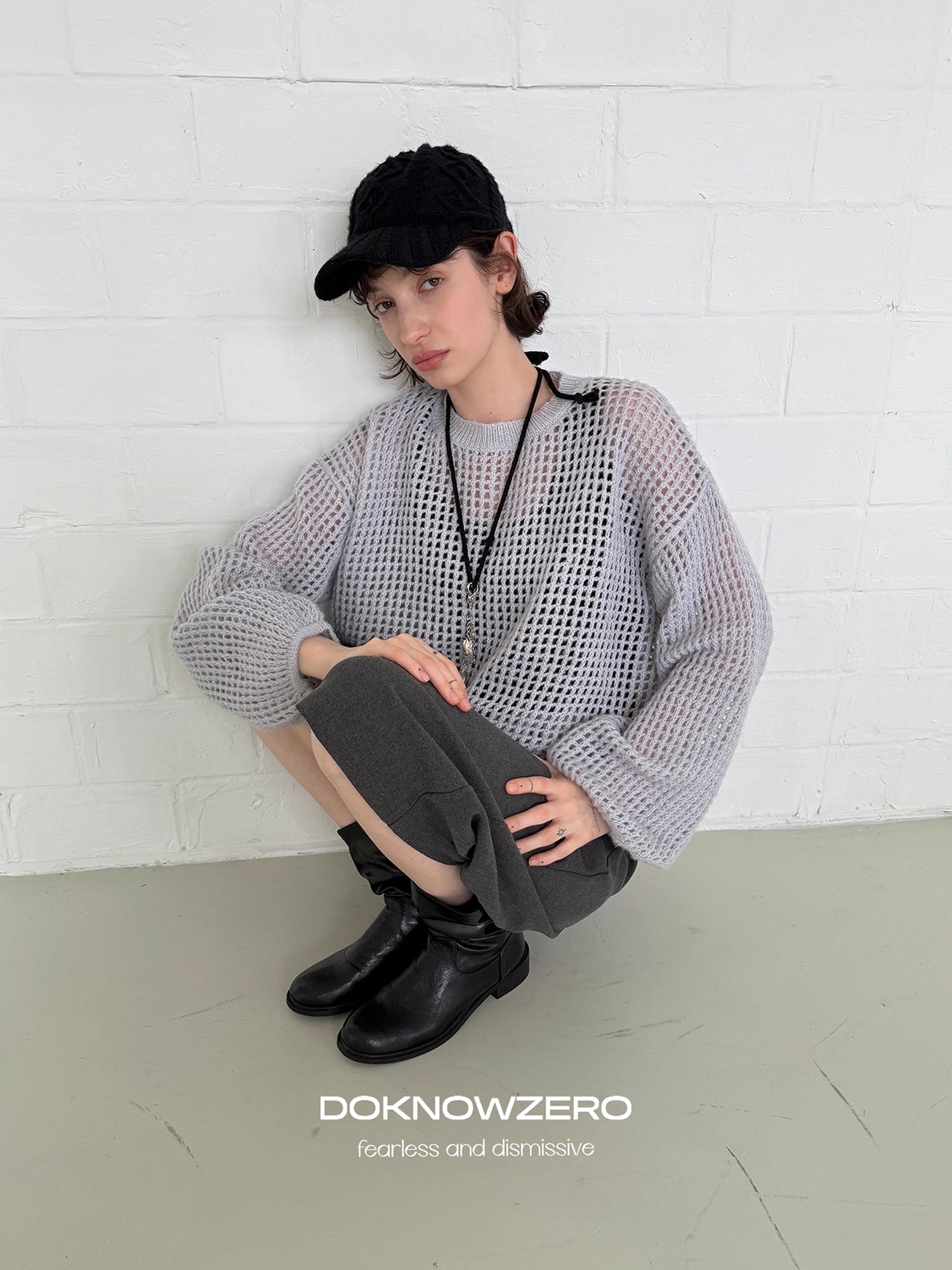 DKZ_OFFICIAL_Knit_Lace_Out_Sweater_Women&