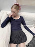 DKZ_OFFICIAL_Lace_Paneled_Long_Sleeve_Top_With_Silver_Foil_Print_MISSTT