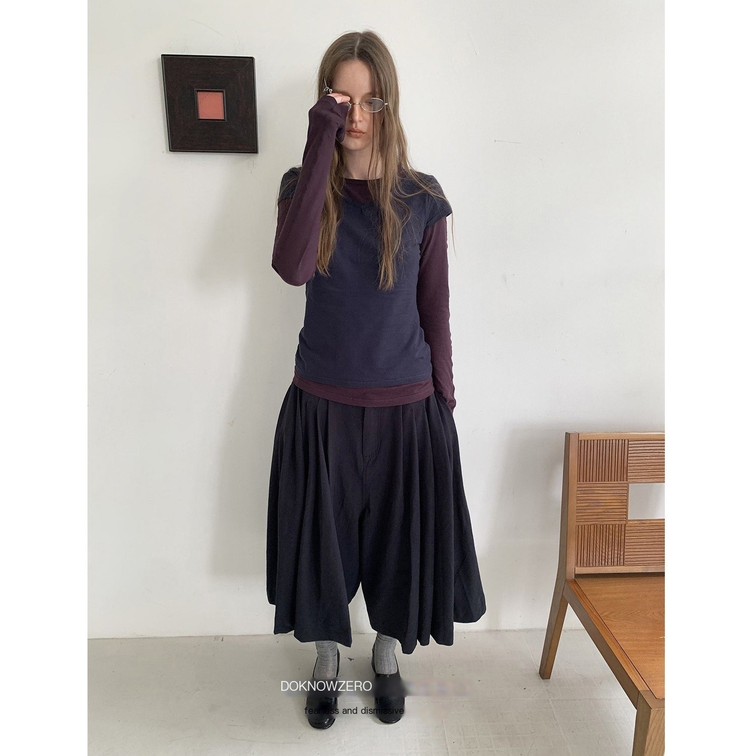 DKZ_OFFICIAL_Layered_Colorblock_Slim_Fit_Women&