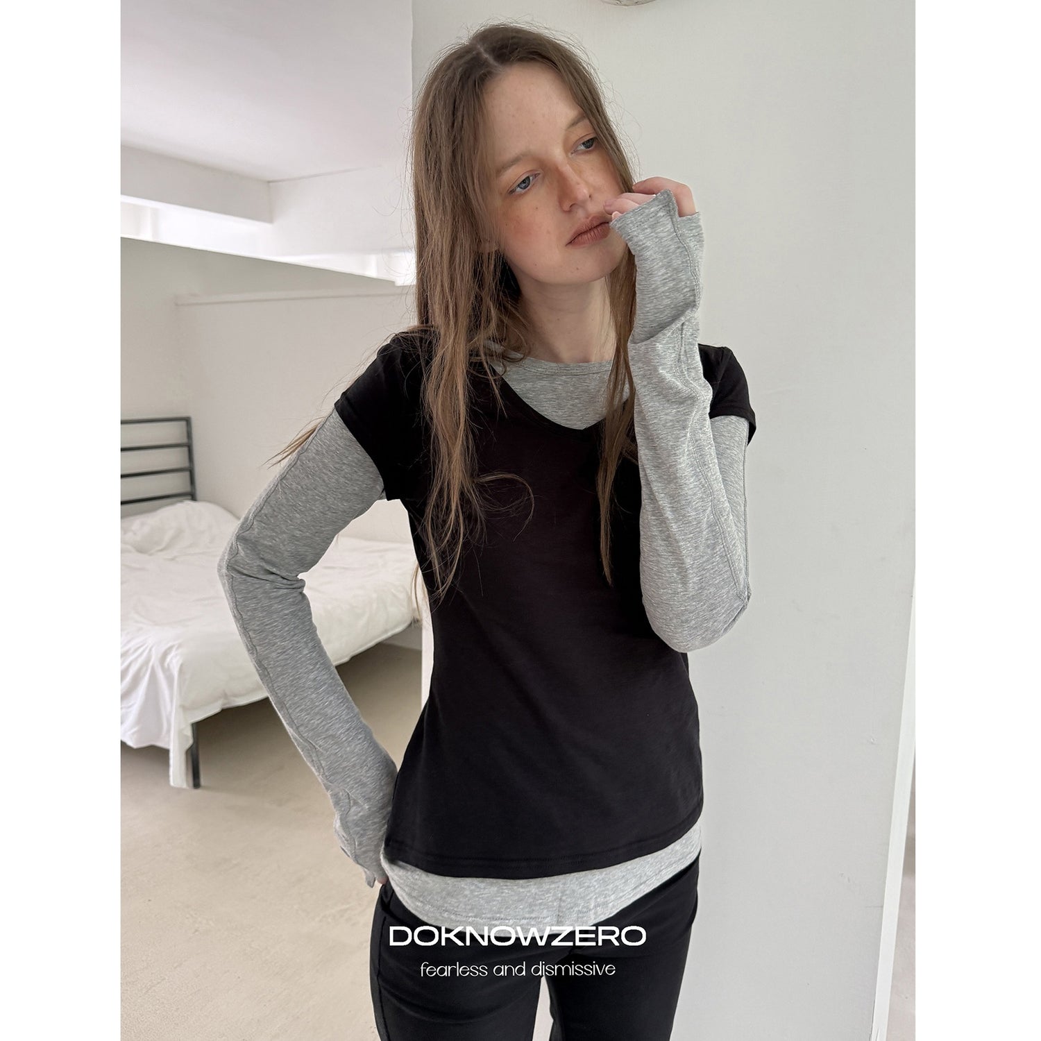 DKZ_OFFICIAL_Layered_Colorblock_Slim_Fit_Women&