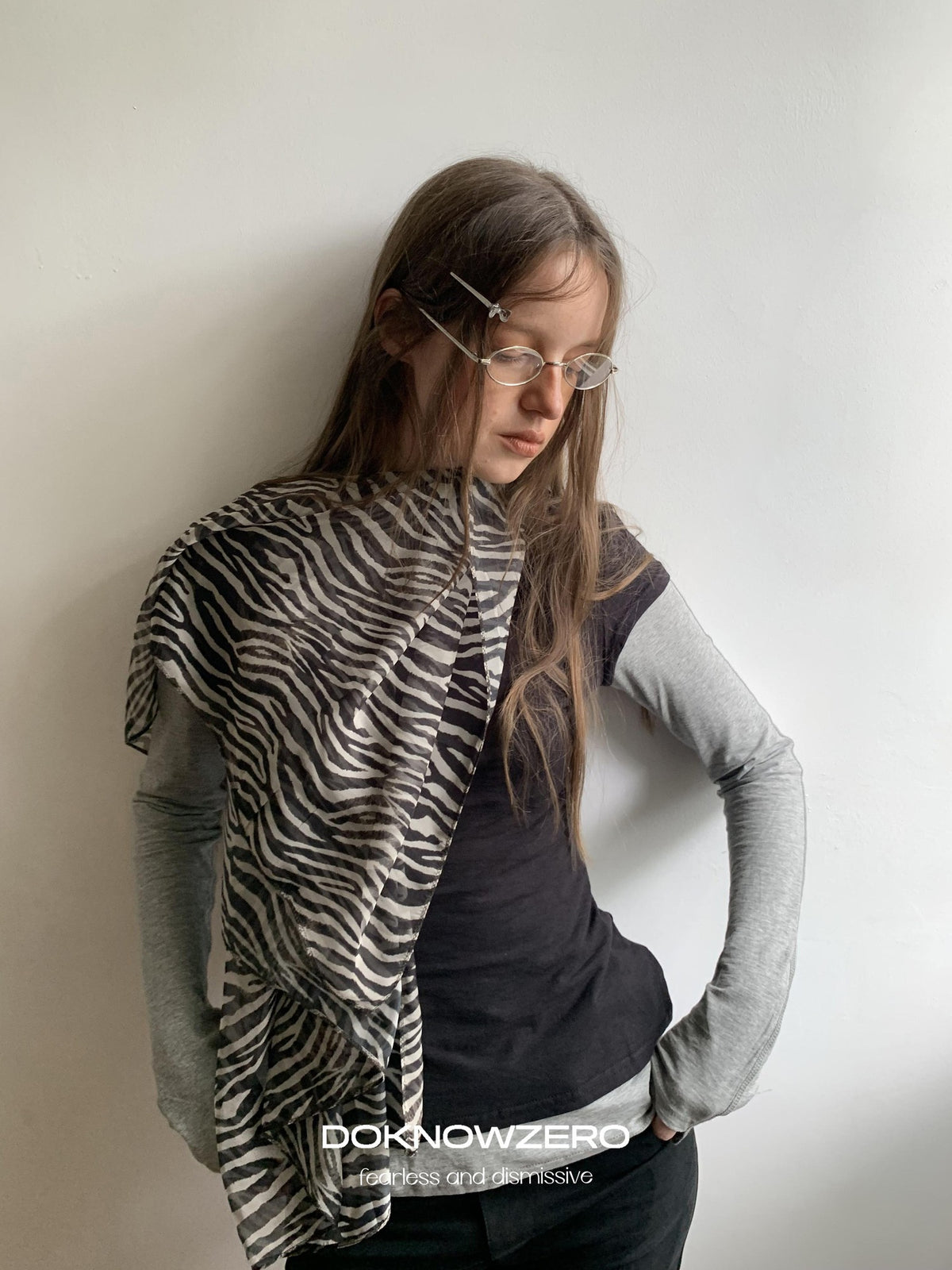 DKZ OFFICIAL Layered Colorblock Slim Fit Women&