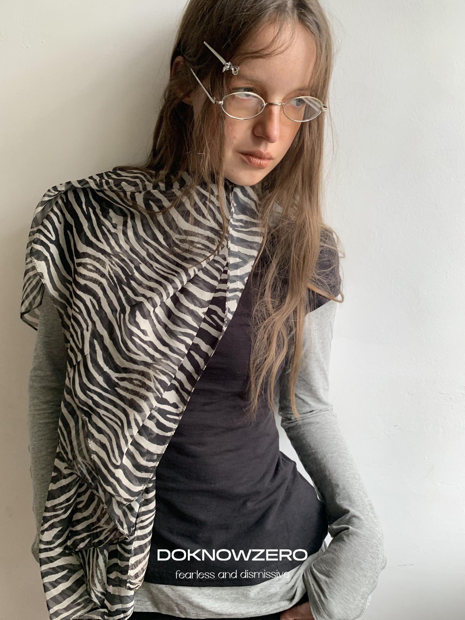 DKZ OFFICIAL Layered Colorblock Slim Fit Women&