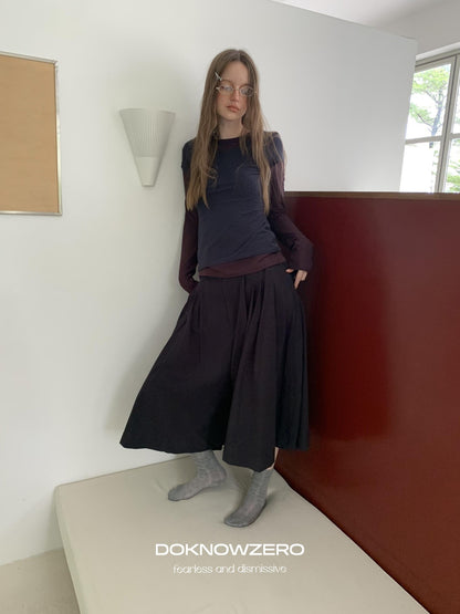 DKZ OFFICIAL Layered Colorblock Slim Fit Women&