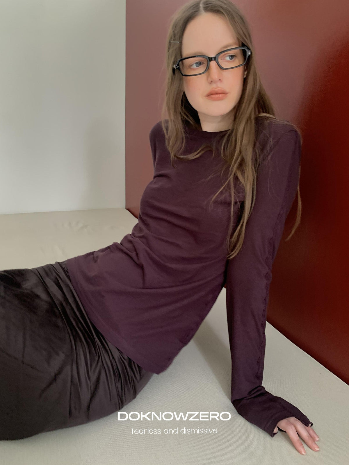 DKZ OFFICIAL Layered Colorblock Slim Fit Women&