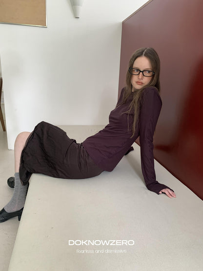 DKZ OFFICIAL Layered Colorblock Slim Fit Women&