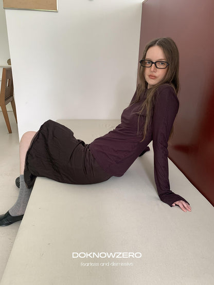DKZ OFFICIAL Layered Colorblock Slim Fit Women&