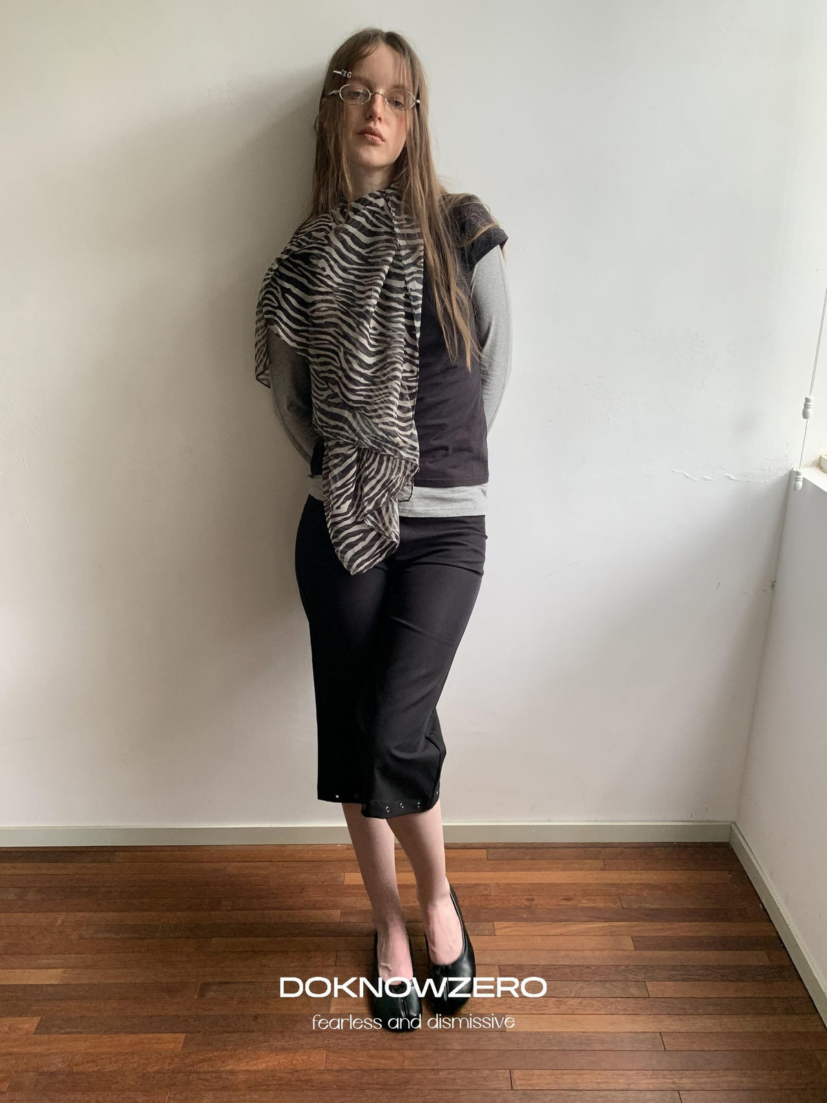DKZ OFFICIAL Layered Colorblock Slim Fit Women&