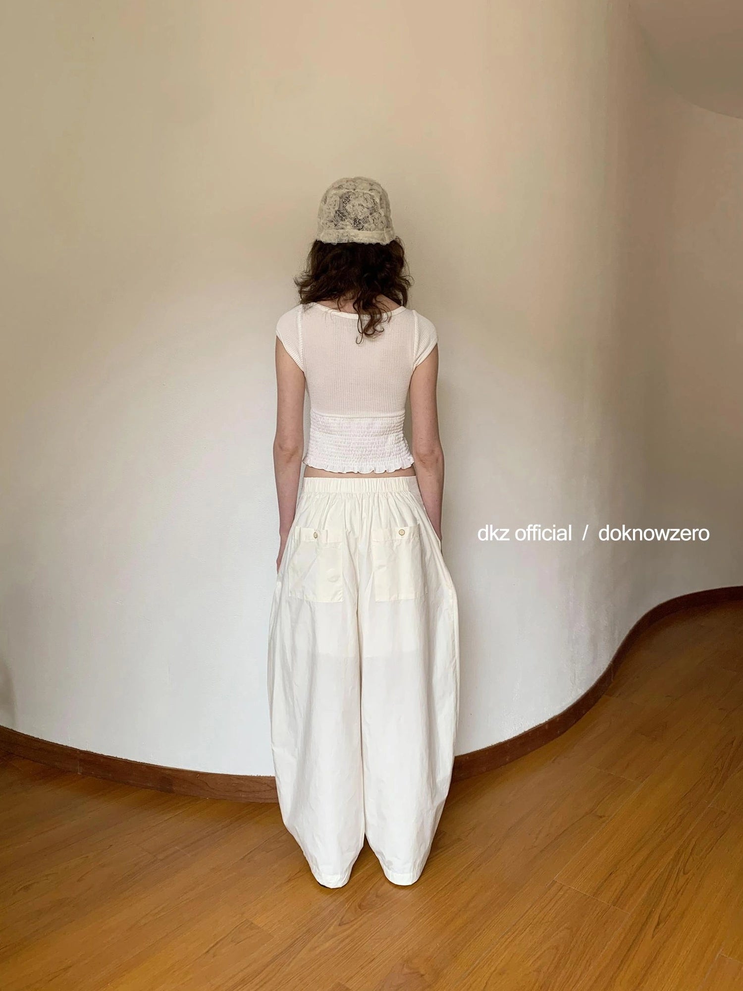 Lightweight Loose Fit Wide Leg Trousers