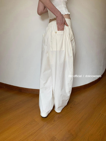 Lightweight Loose Fit Wide Leg Trousers