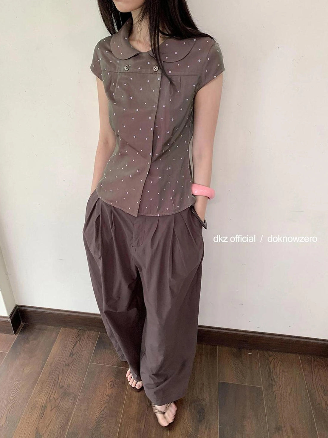 Lightweight Loose Fit Wide Leg Trousers