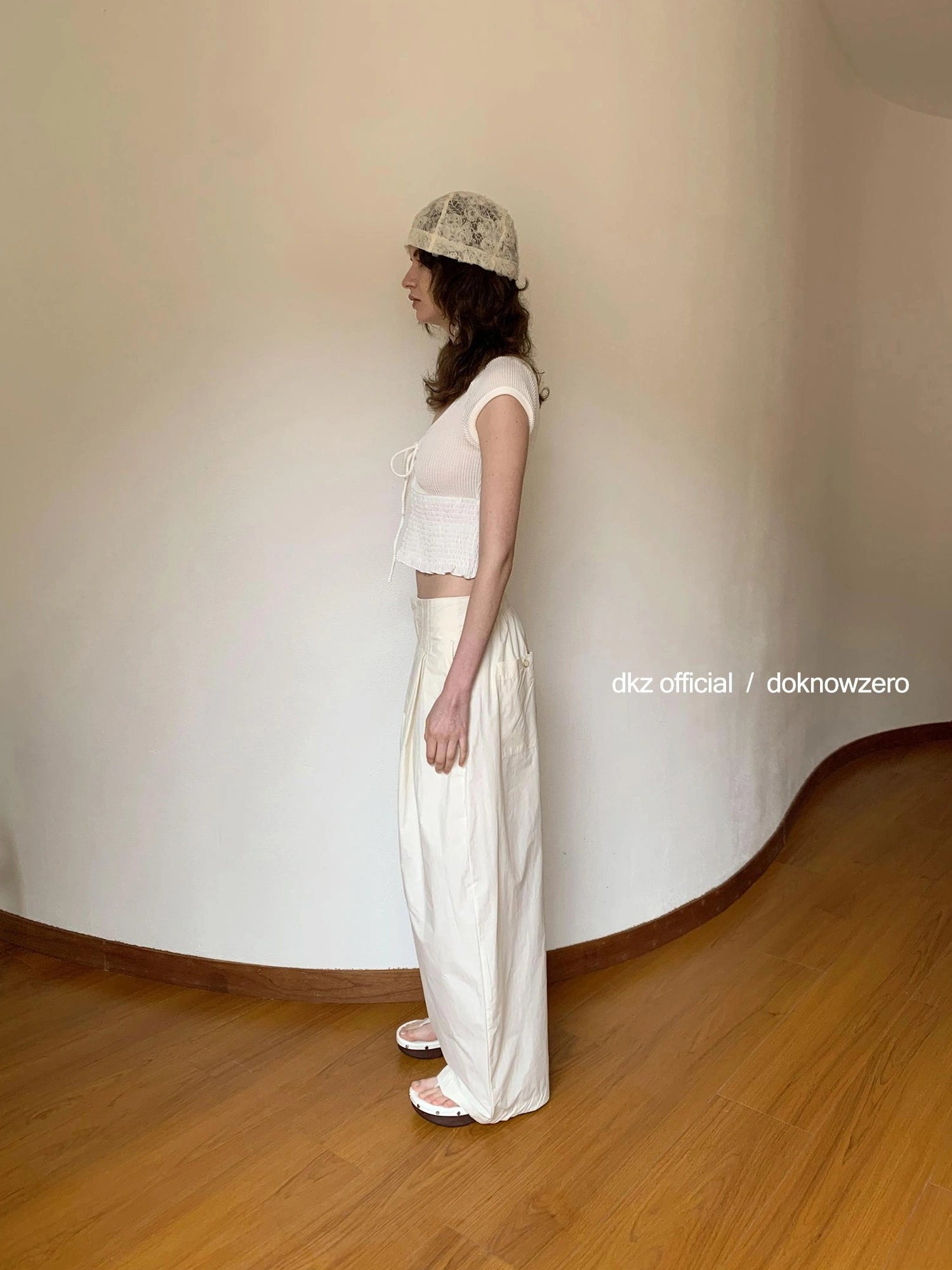 Lightweight Loose Fit Wide Leg Trousers