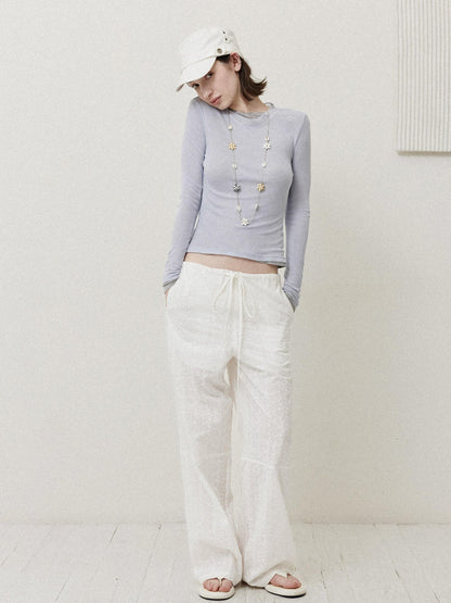 DKZ OFFICIAL Lightweight Semi Sheer Slim Fit Women&