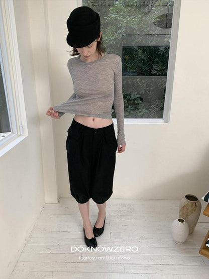 DKZ OFFICIAL Lightweight Semi Sheer Slim Fit Women&