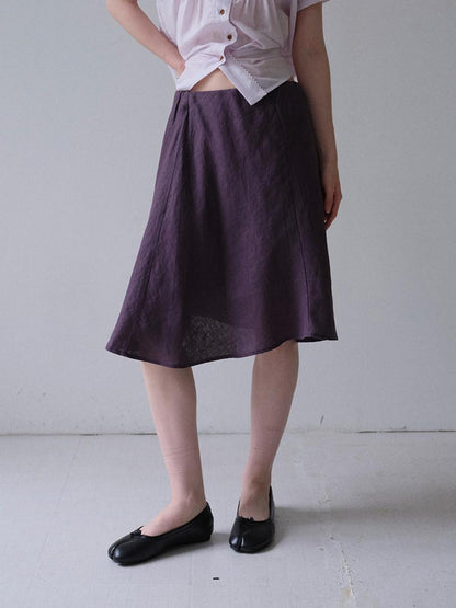 DKZ OFFICIAL Loose Asymmetrical Elastic Waist Cotton Lined Women&