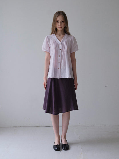 DKZ OFFICIAL Loose Asymmetrical Elastic Waist Cotton Lined Women&