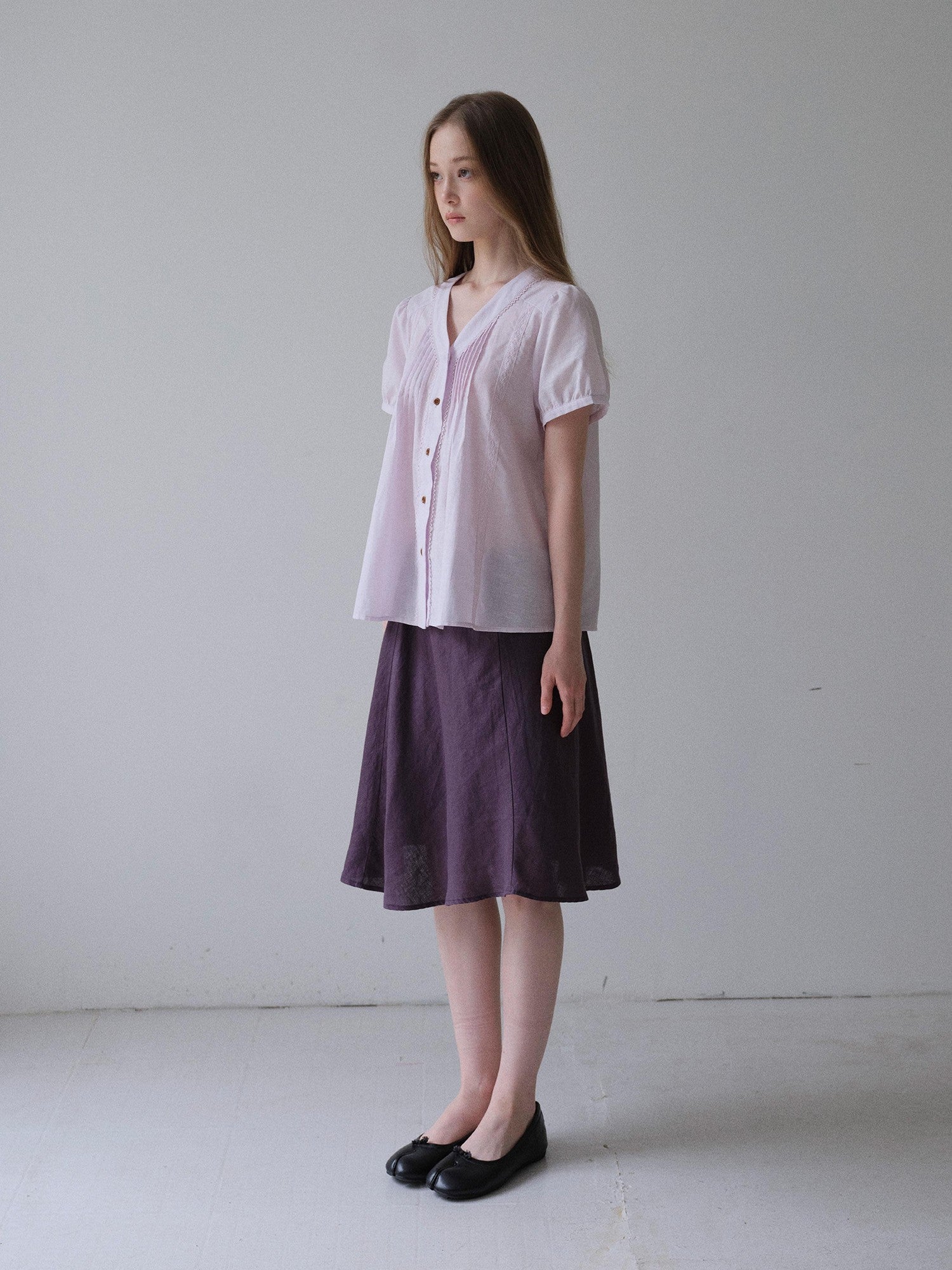 DKZ OFFICIAL Loose Asymmetrical Elastic Waist Cotton Lined Women&