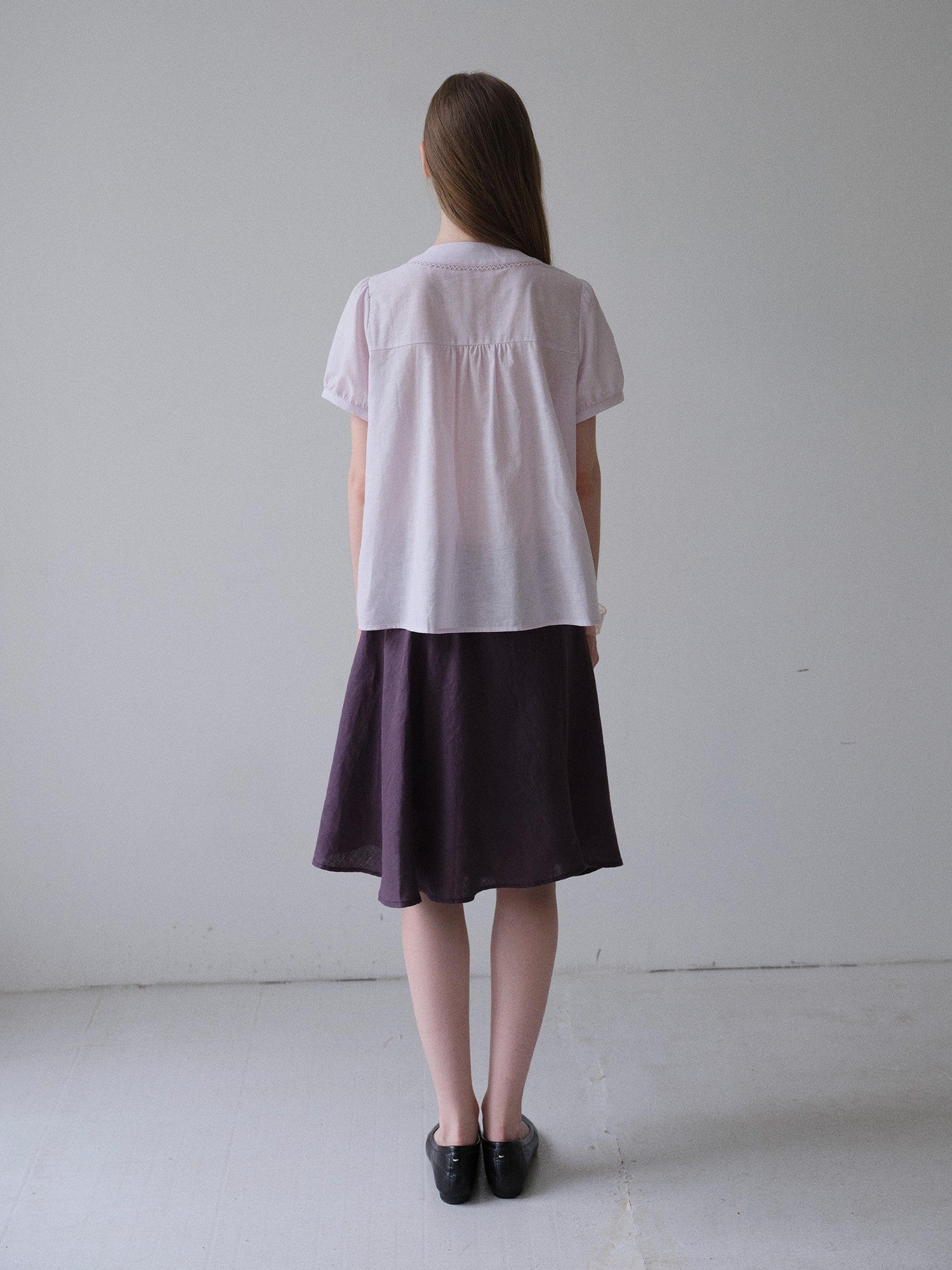 DKZ OFFICIAL Loose Asymmetrical Elastic Waist Cotton Lined Women&