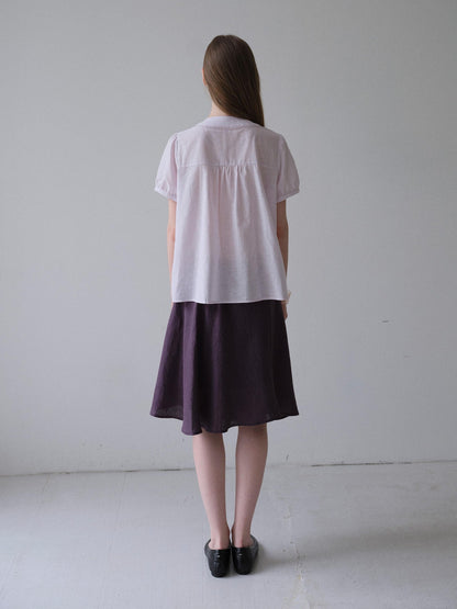 DKZ OFFICIAL Loose Asymmetrical Elastic Waist Cotton Lined Women&
