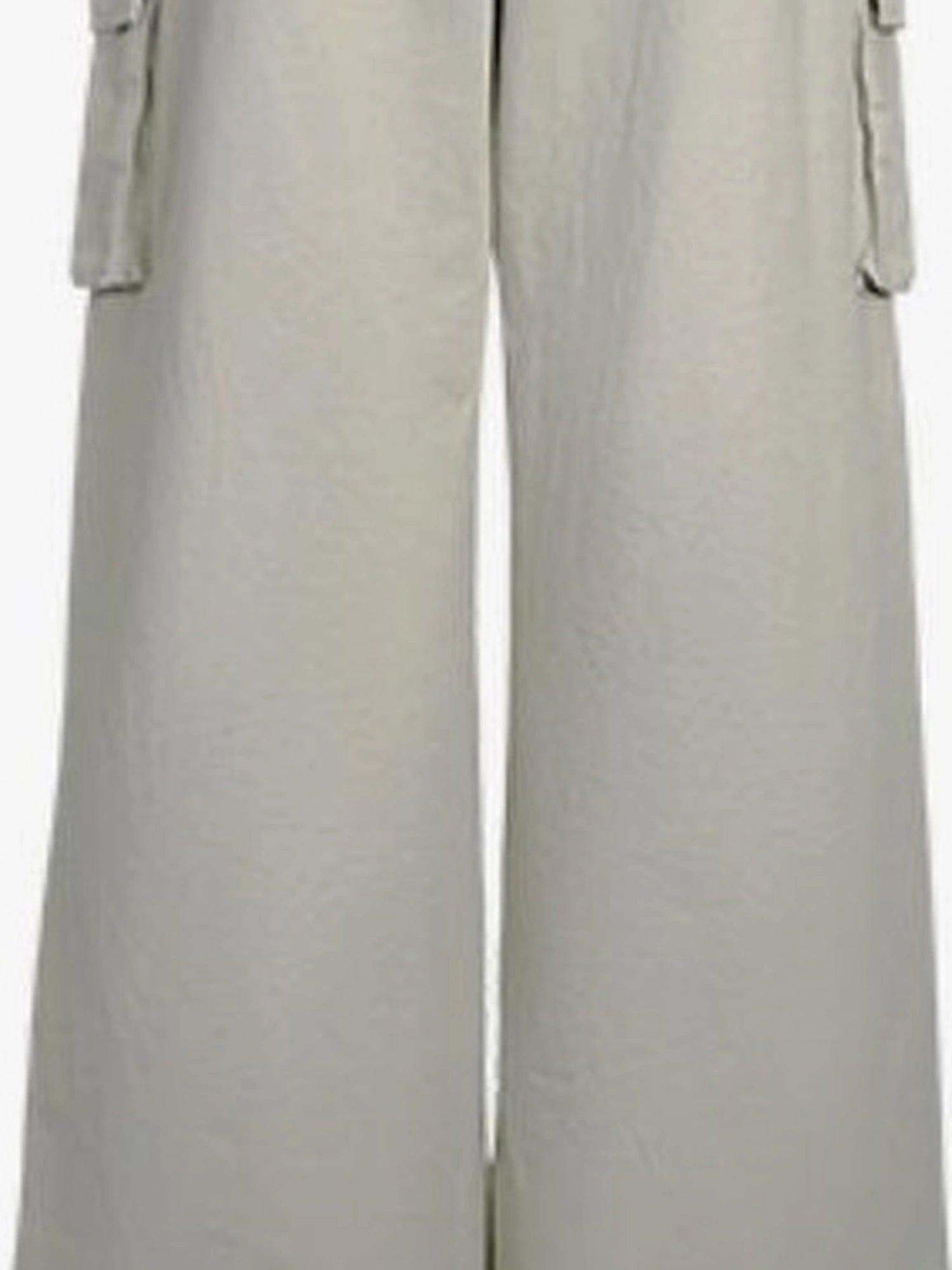 DKZ OFFICIAL Low-Waist Loose Fit Cargo Trousers With Side Pockets