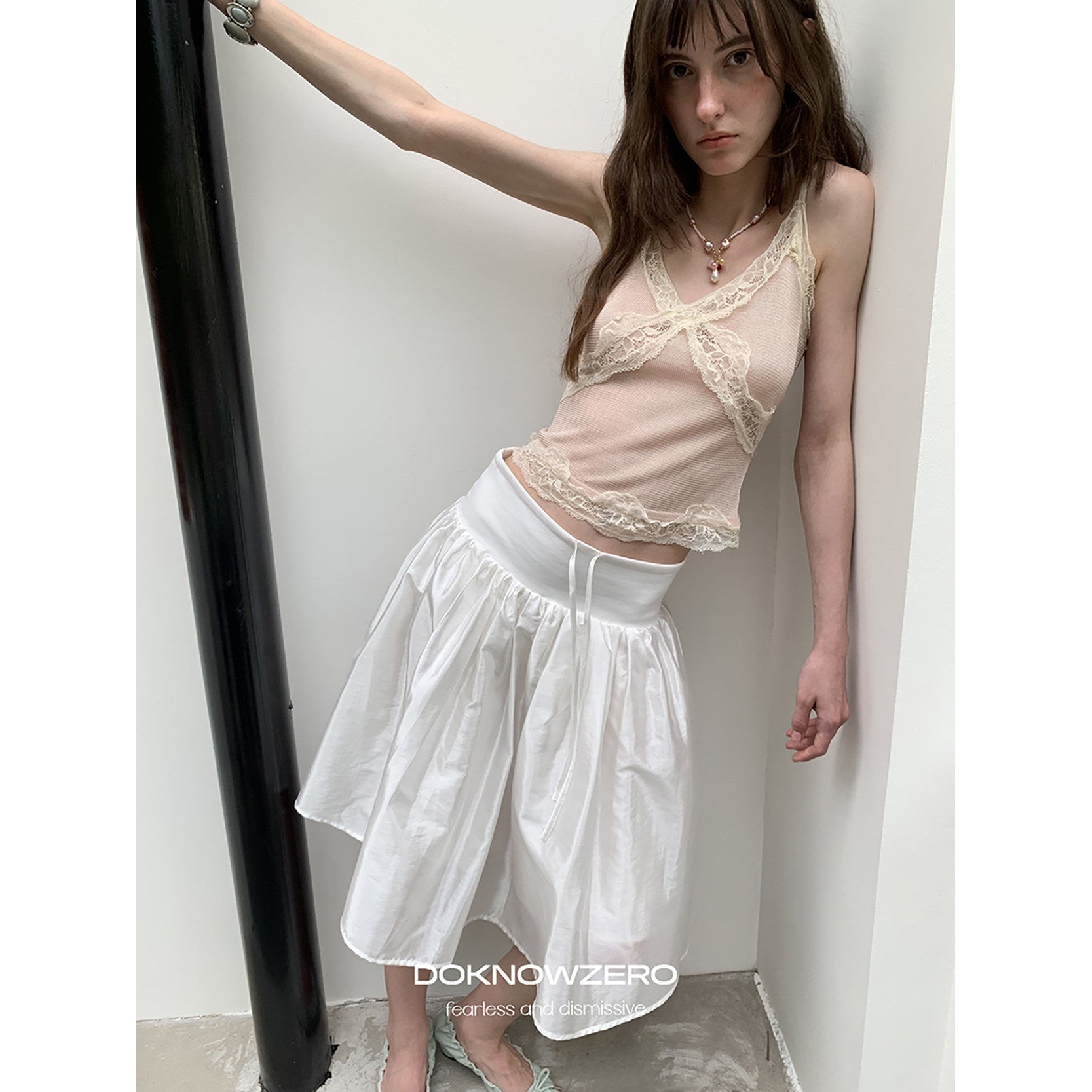 DKZ_OFFICIAL_Lustrous_Vintage_Voluminous_Mid_Rise_Elastic_Waist_Women&