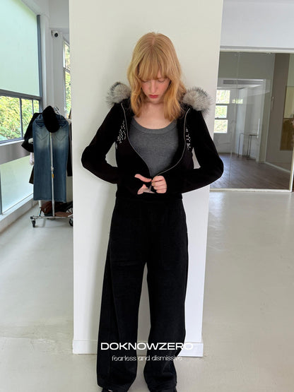 DKZ OFFICIAL Minimalist Banana Straight Leg Women&