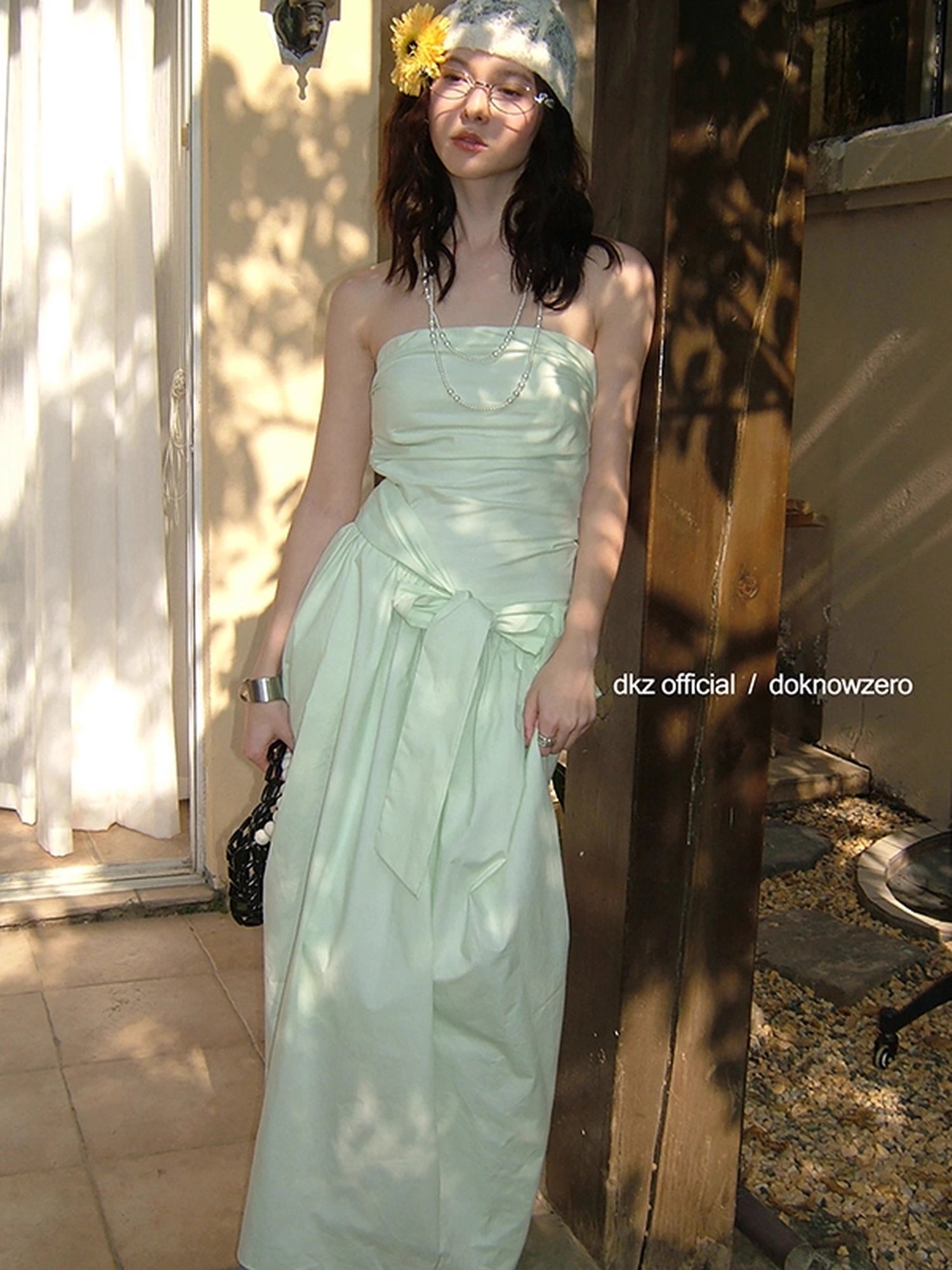 DKZ_OFFICIAL_Mint_Wave_Green_Vacation_Asymmetrical_Ruffle_Midi_Dress_MISSTT
