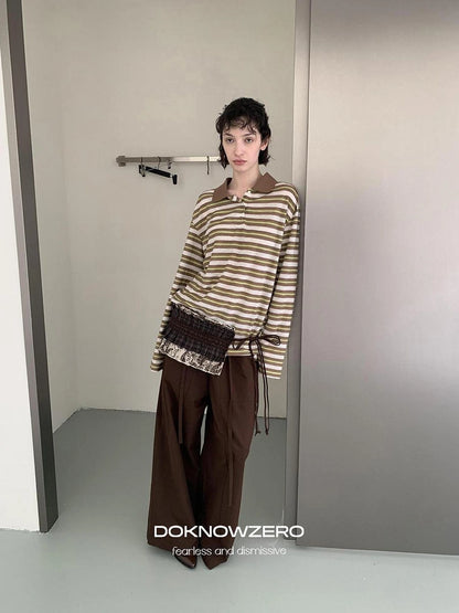 DKZ OFFICIAL Nomadic Paisley Raw Edge Accordion Skirt With Layered Waistband