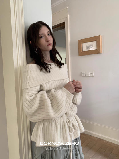 DKZ_OFFICIAL_Off_Shoulder_Knit_Bow_Tie_Sweater_MISSTT