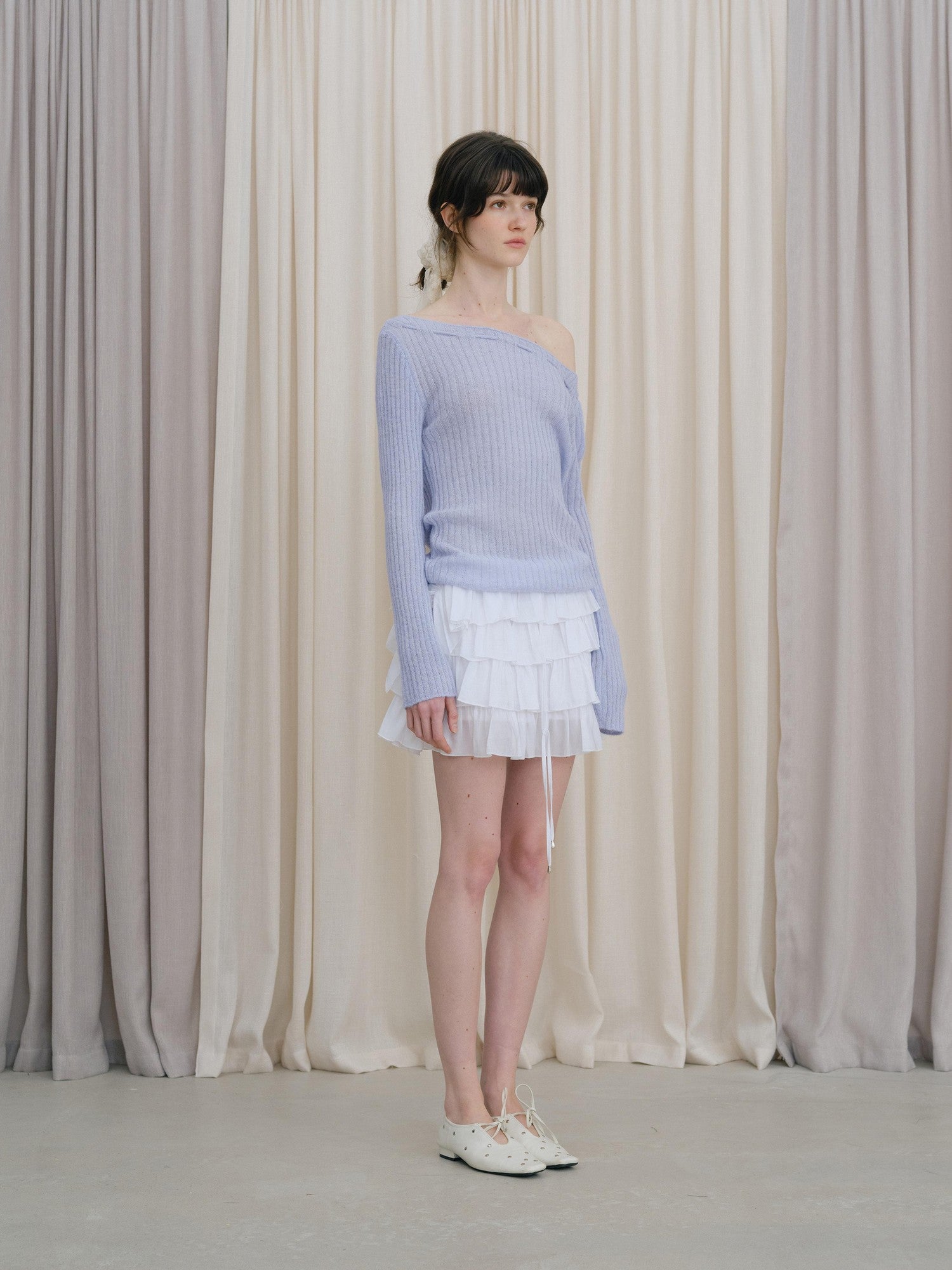 DKZ OFFICIAL Off Shoulder Tie Women&