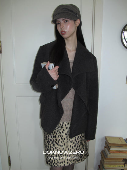 DKZ OFFICIAL Oversized Draped Convertible Knit Women&