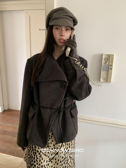 DKZ OFFICIAL Oversized Draped Convertible Knit Women&