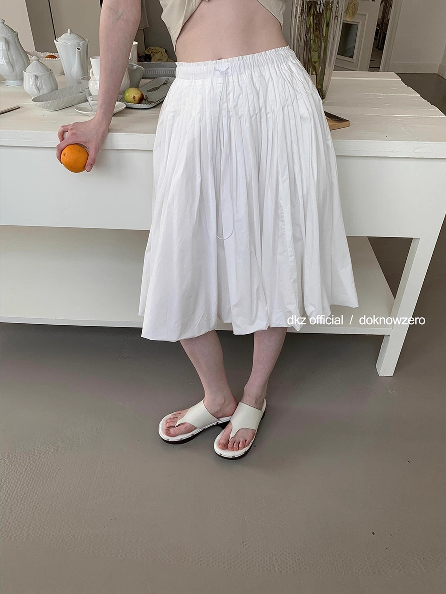 DKZ_OFFICIAL_Pleated_Midi_Skirt_With_Shirred_Waist_MISSTT