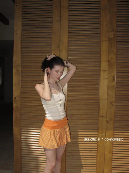 DKZ OFFICIAL Polka Dot Star Strappy Top
