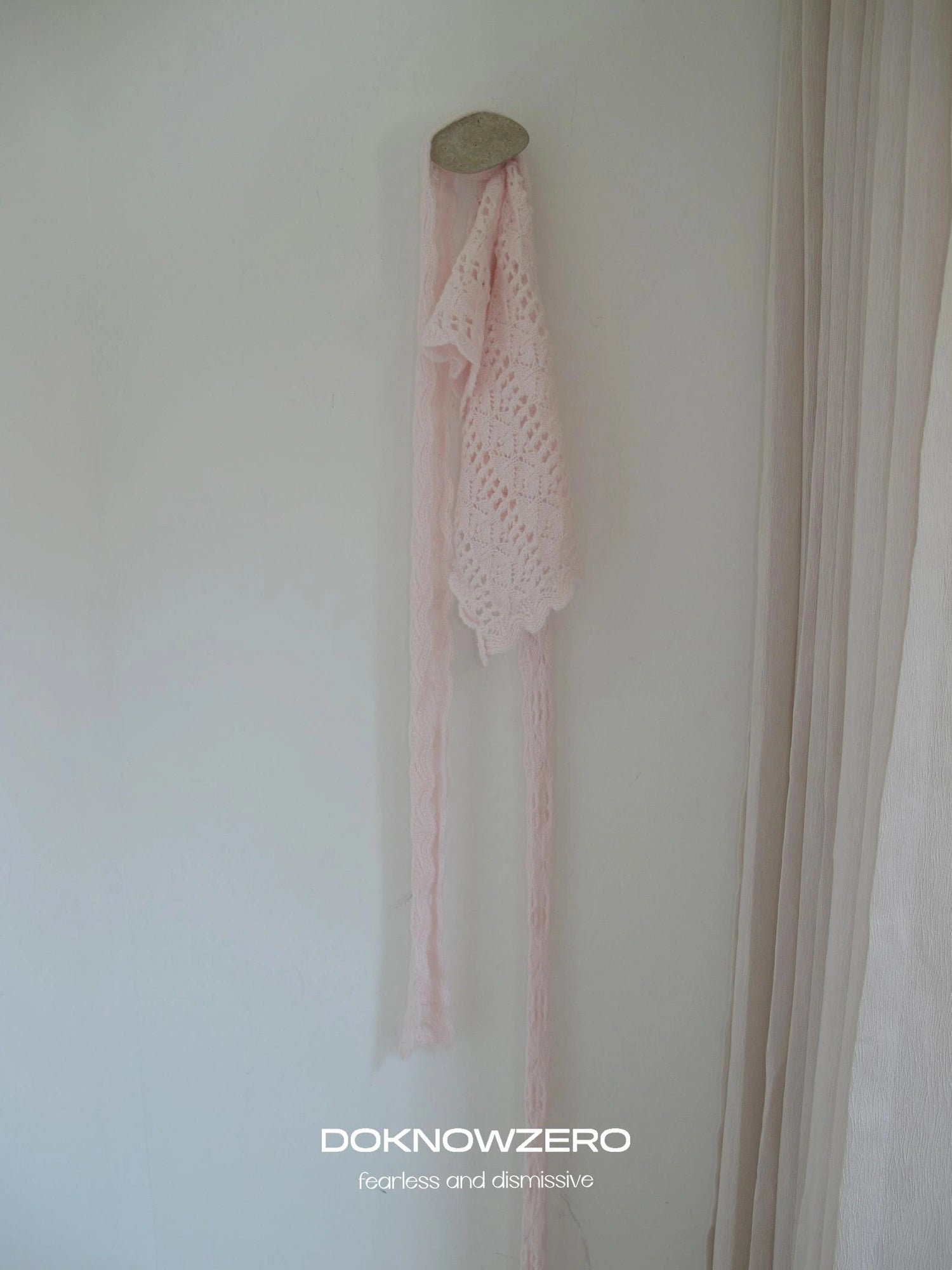 DKZ OFFICIAL Retro Crochet Layered Knit Waist Frill