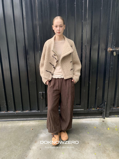 DKZ OFFICIAL Ruched Elastic Waist Lyocell Women&