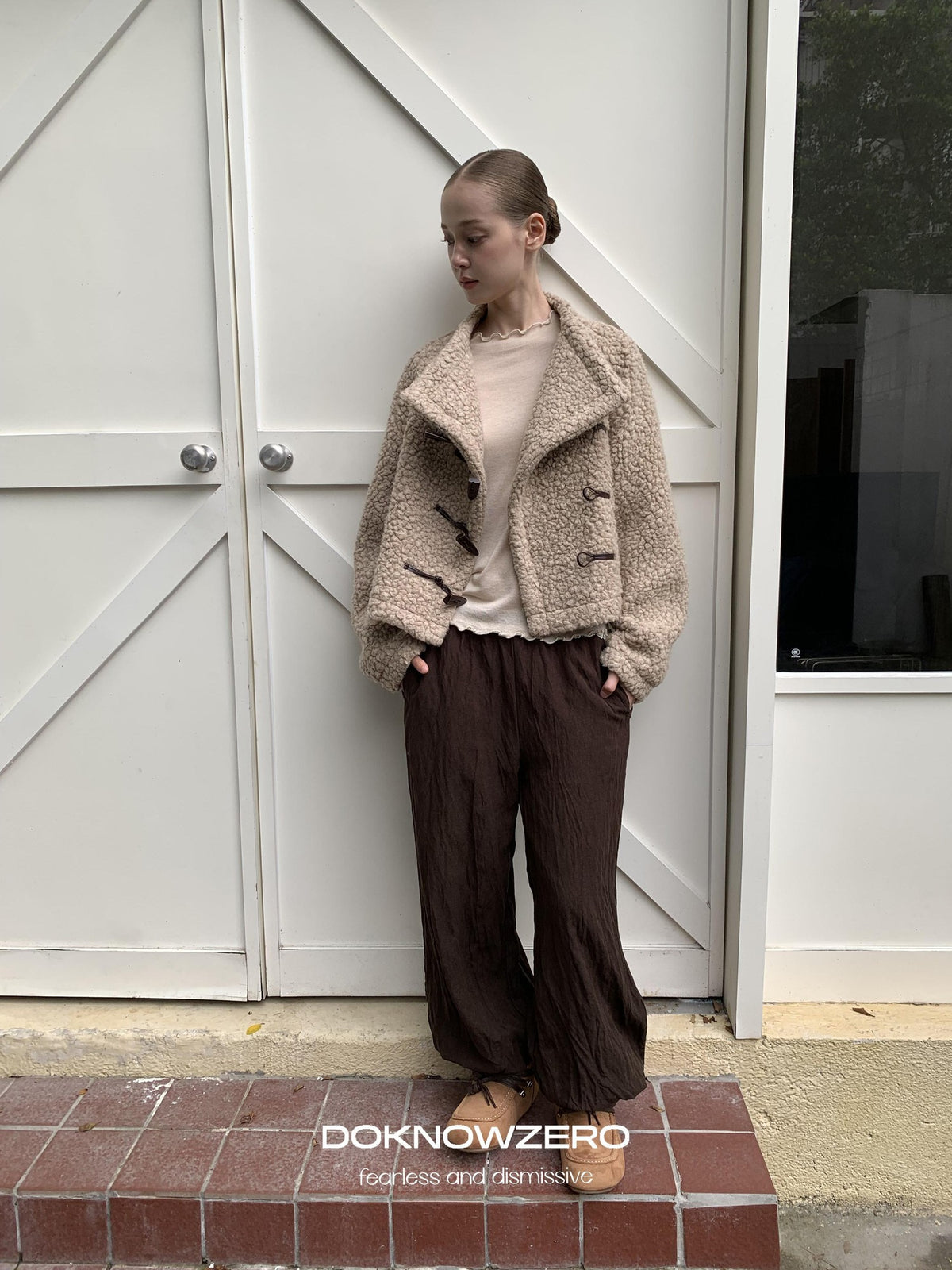 DKZ OFFICIAL Ruched Elastic Waist Lyocell Women&