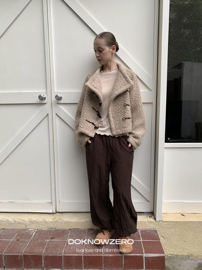 DKZ OFFICIAL Ruched Elastic Waist Lyocell Women&