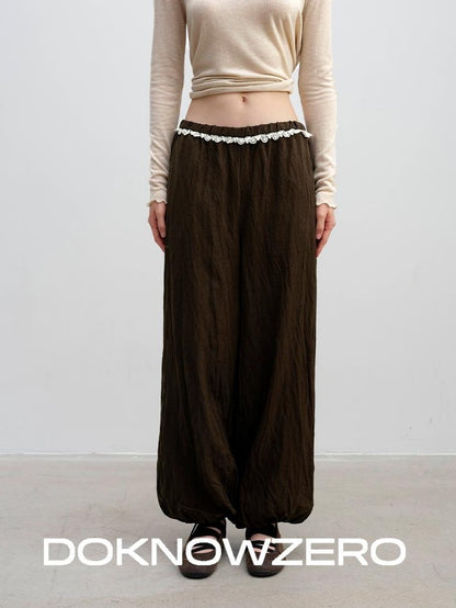 DKZ OFFICIAL Ruched Elastic Waist Lyocell Women&