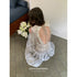 DKZ_OFFICIAL_Sequin_Spliced_Open_Back_Draped_Neck_Women&