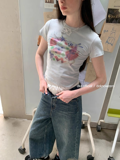DKZ_OFFICIAL_Short_Sleeve_T-shirt_With_Colorful_Butterfly_Print_MISSTT