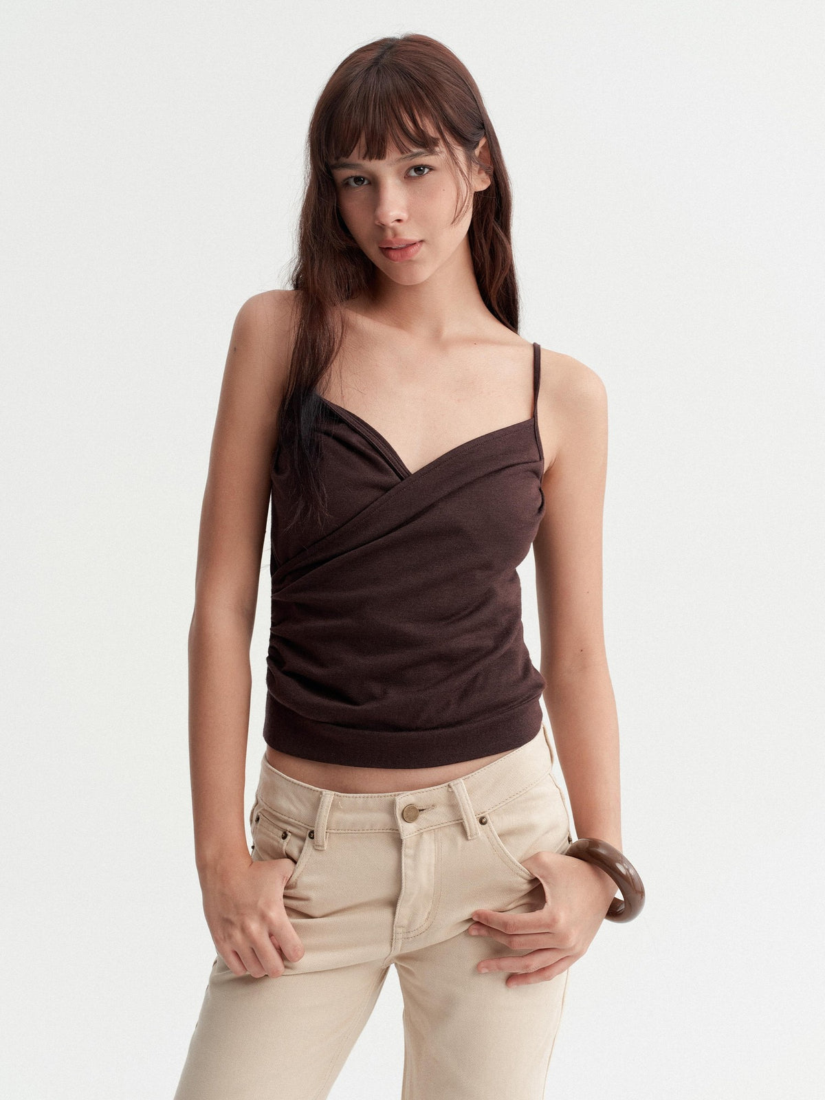 DKZ OFFICIAL Slim Fit Cross Tie Knitted Two Piece Women&