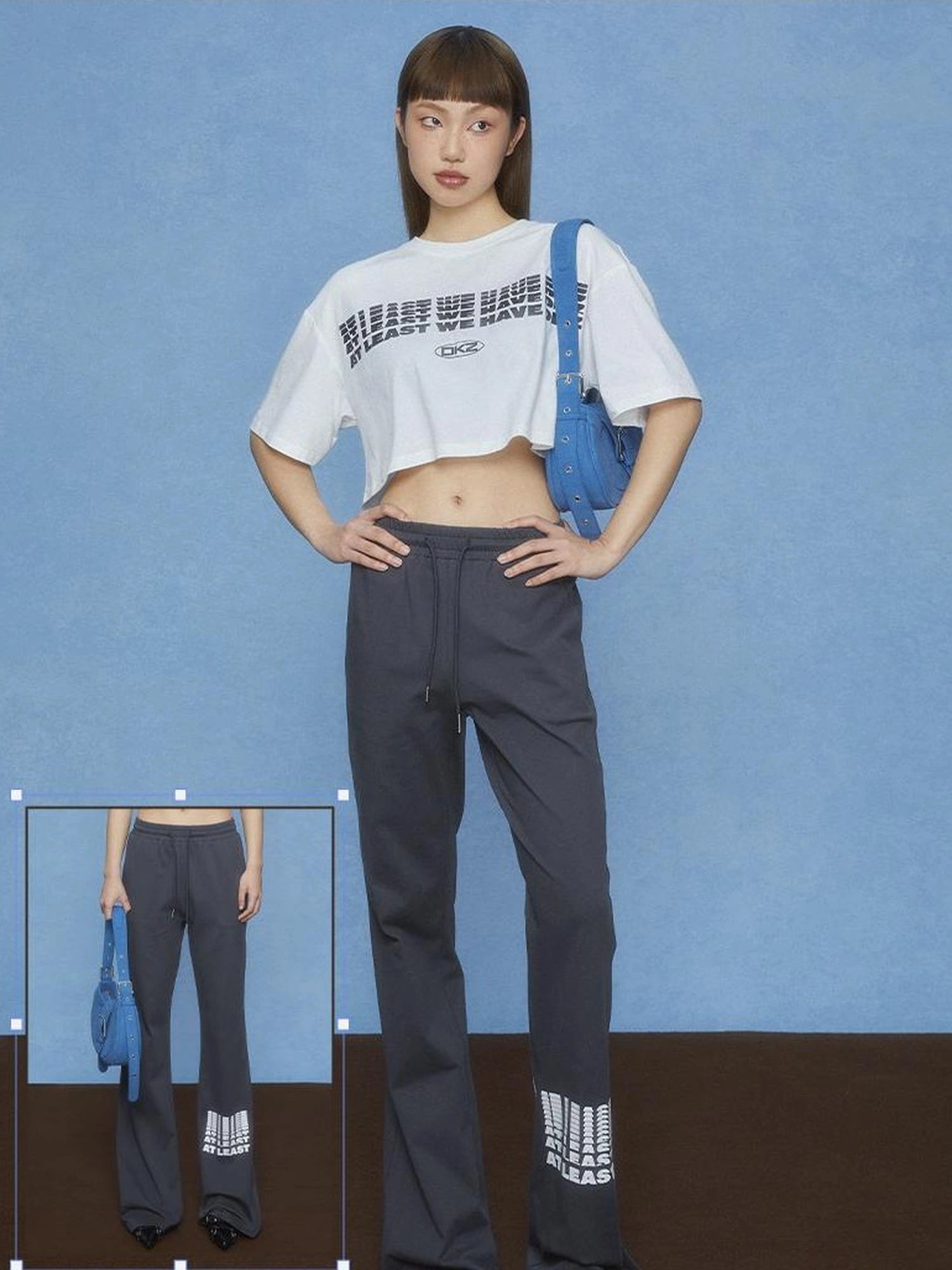 DKZ OFFICIAL Stretch Cotton Flared Sweatpants