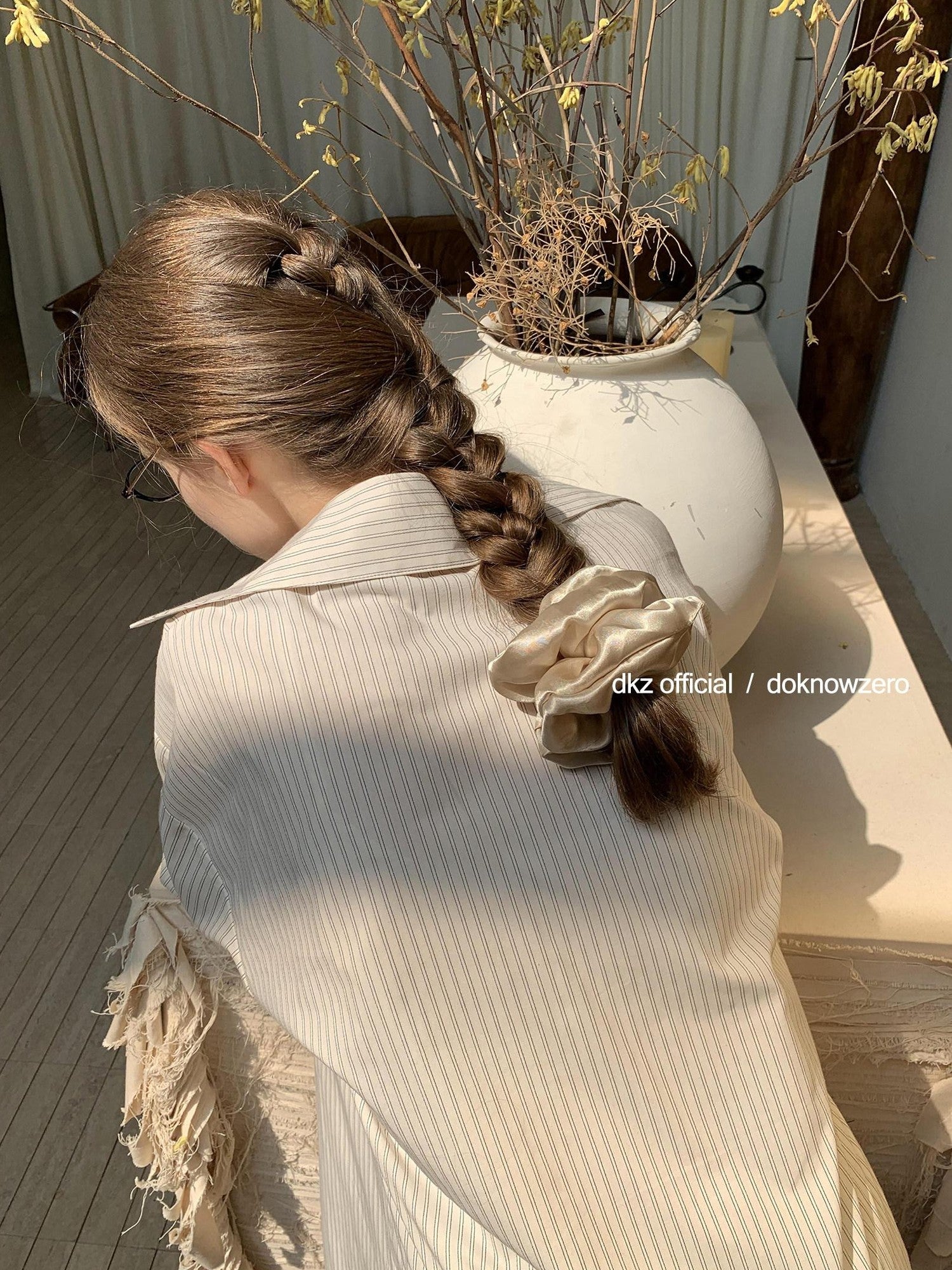 DKZ OFFICIAL Striped Spaghetti Strap Women&