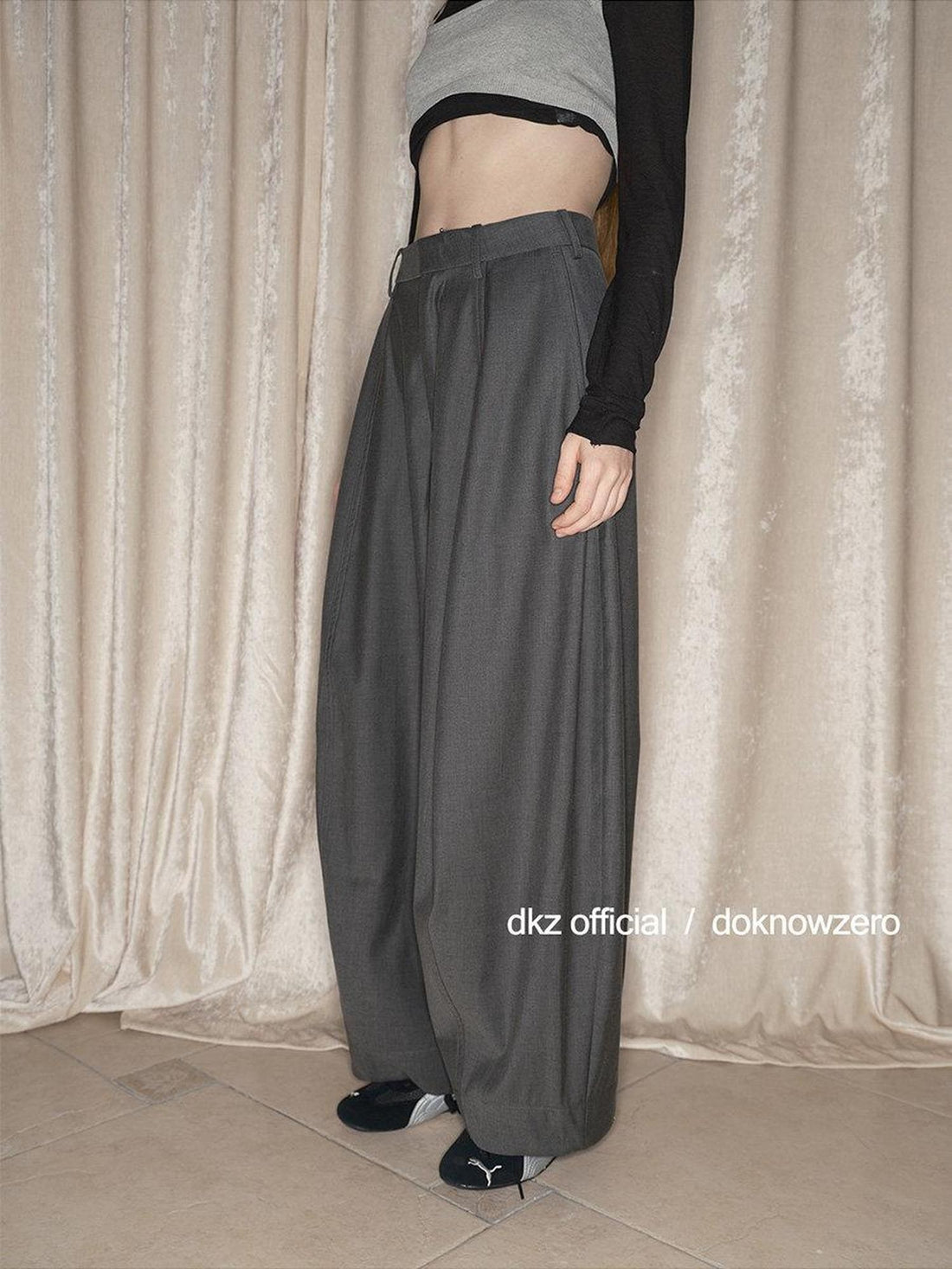 DKZ OFFICIAL Structured Relaxed Straight Women&
